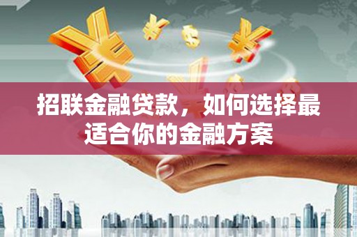 寻甸招联金融贷款，如何选择最适合你的金融方案
