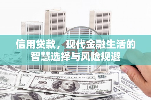 寻甸信用贷款，现代金融生活的智慧选择与风险规避