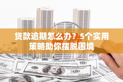 寻甸贷款逾期怎么办？5个实用策略助你摆脱困境