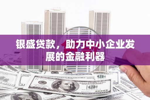 寻甸银盛贷款，助力中小企业发展的金融利器