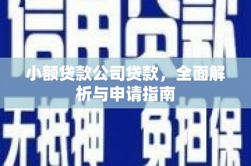 寻甸小额贷款公司贷款，全面解析与申请指南