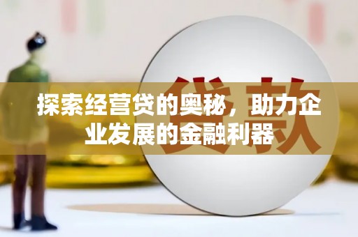 寻甸探索经营贷的奥秘，助力企业发展的金融利器