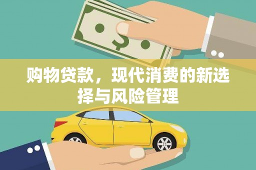 寻甸购物贷款，现代消费的新选择与风险管理