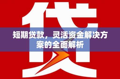 寻甸短期贷款，灵活资金解决方案的全面解析