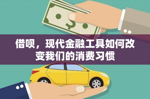 寻甸借呗，现代金融工具如何改变我们的消费习惯