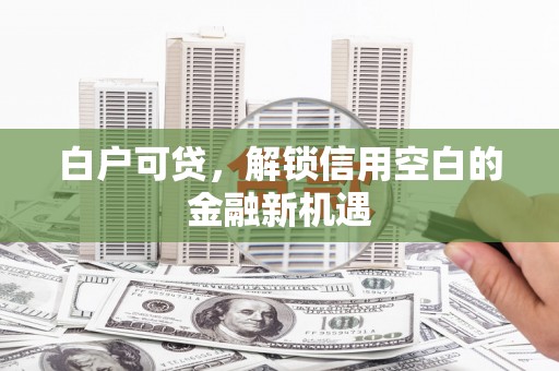 寻甸白户可贷，解锁信用空白的金融新机遇