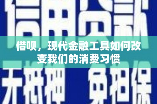 寻甸借呗，现代金融工具如何改变我们的消费习惯