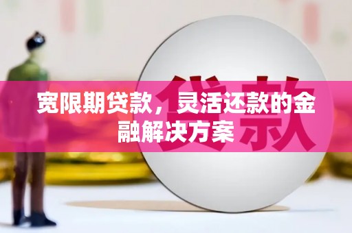 寻甸宽限期贷款，灵活还款的金融解决方案