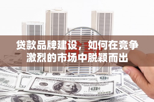 寻甸贷款品牌建设，如何在竞争激烈的市场中脱颖而出