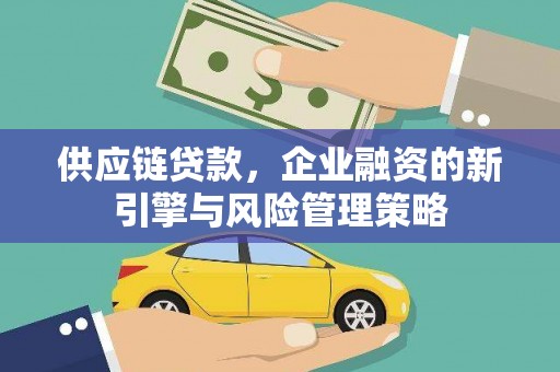 寻甸供应链贷款，企业融资的新引擎与风险管理策略