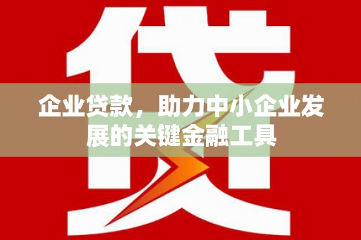 寻甸企业贷款，助力中小企业发展的关键金融工具