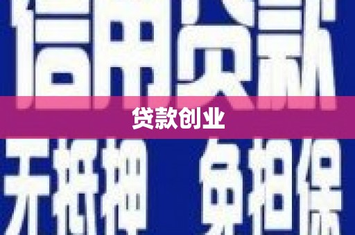 寻甸贷款创业