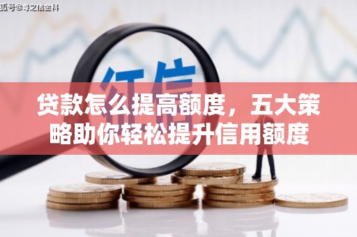寻甸贷款怎么提高额度，五大策略助你轻松提升信用额度