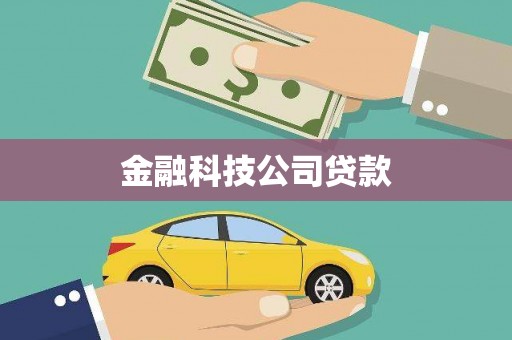 寻甸金融科技公司贷款