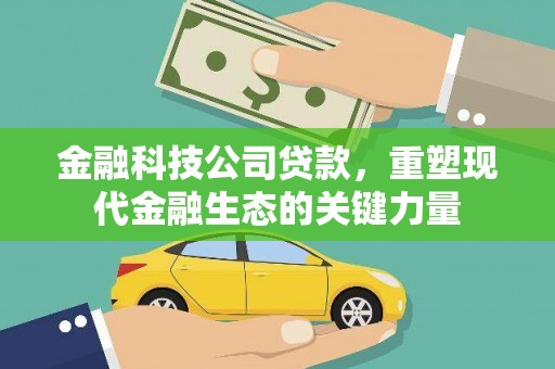 寻甸金融科技公司贷款，重塑现代金融生态的关键力量