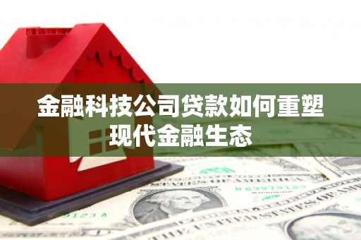 寻甸金融科技公司贷款如何重塑现代金融生态