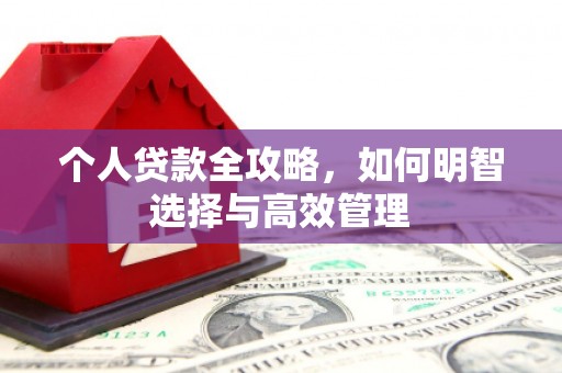 寻甸个人贷款全攻略，如何明智选择与高效管理