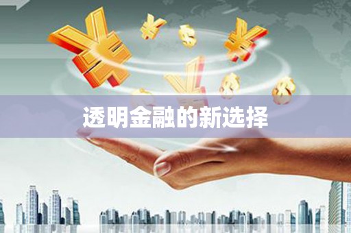 寻甸透明金融的新选择