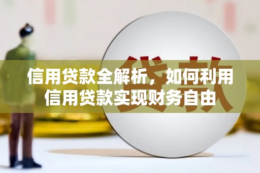 寻甸信用贷款全解析，如何利用信用贷款实现财务自由